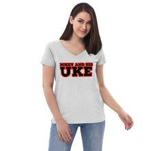 Load image into Gallery viewer, Women’s recycled v-neck t-shirt